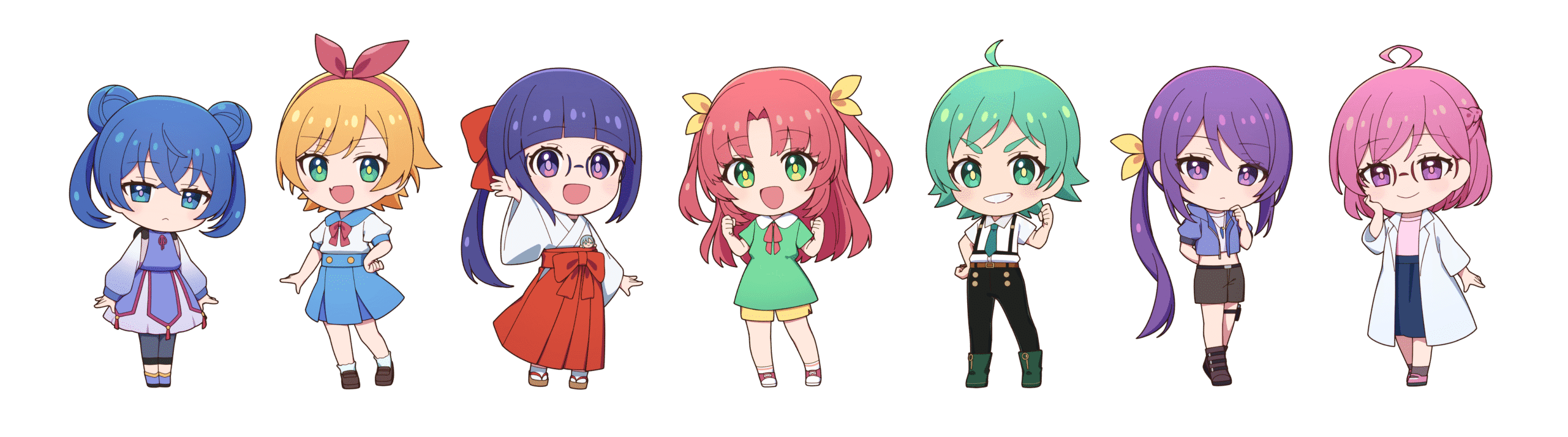 こめかみっ！ガールズ キャラクター一覧